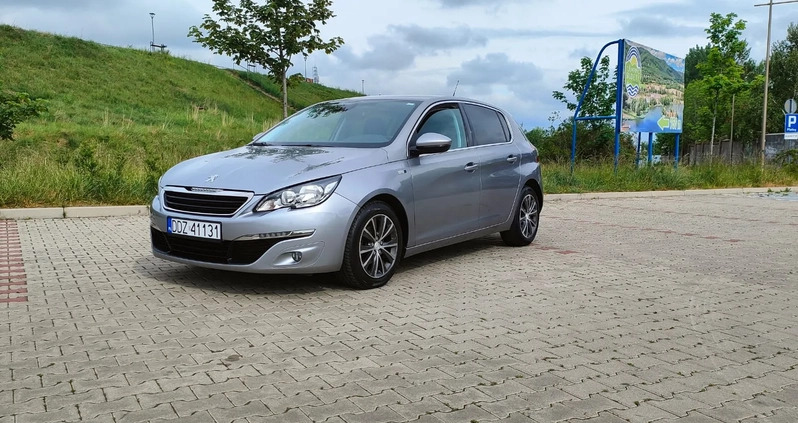 Peugeot 308 cena 28990 przebieg: 163200, rok produkcji 2015 z Kazimierza Wielka małe 326